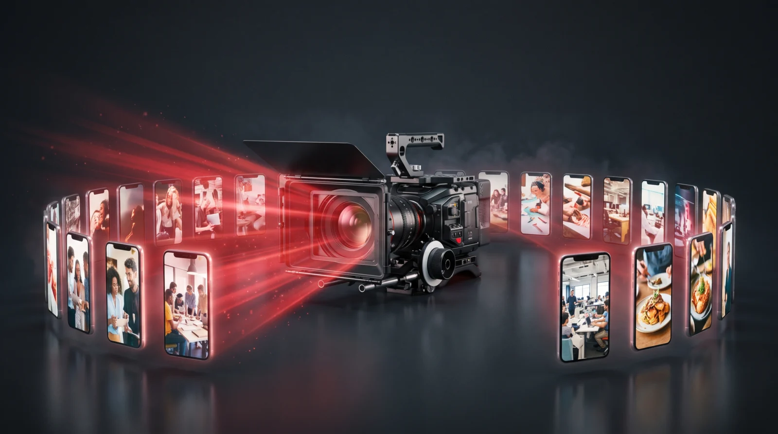 Ein Drehtag, eine Kamera – und daraus 20+ Videos im Hochformat.